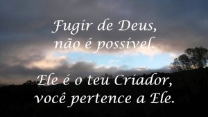 no puedes huir de dios