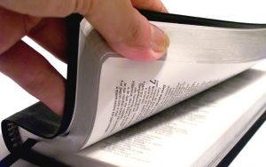 Opening Bible